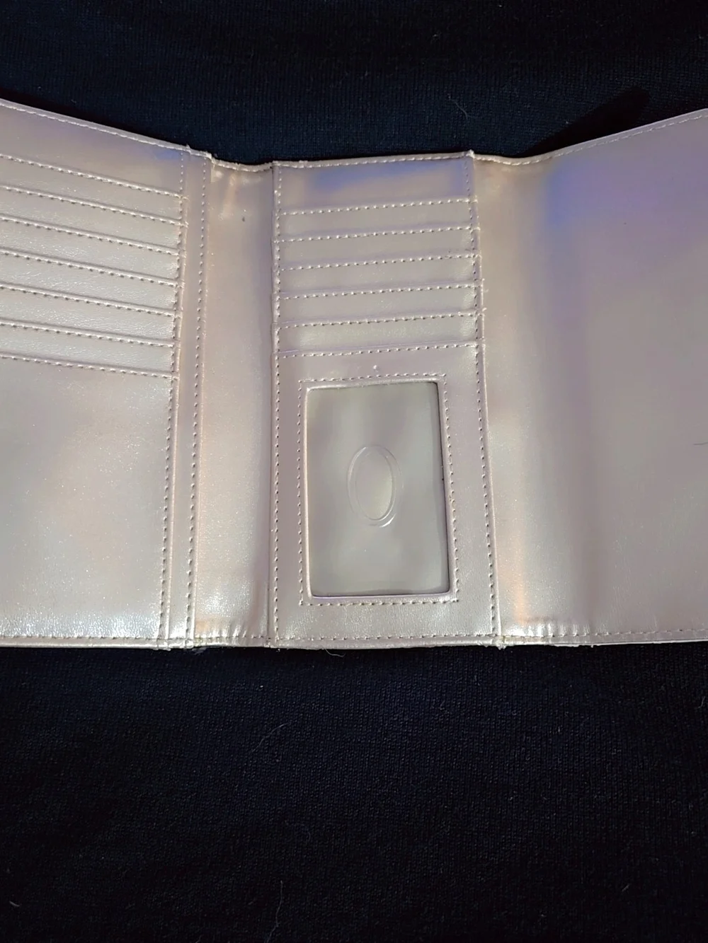 GUESS Tricolor Clutch Wallet in Blush, Tan & Black